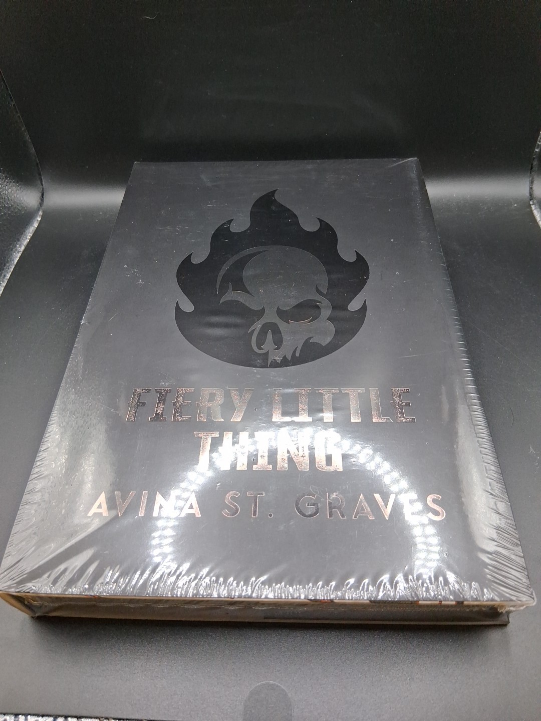 Fiery Little Thing Dark Romance Fabled Skull Flames Hardcover NEW