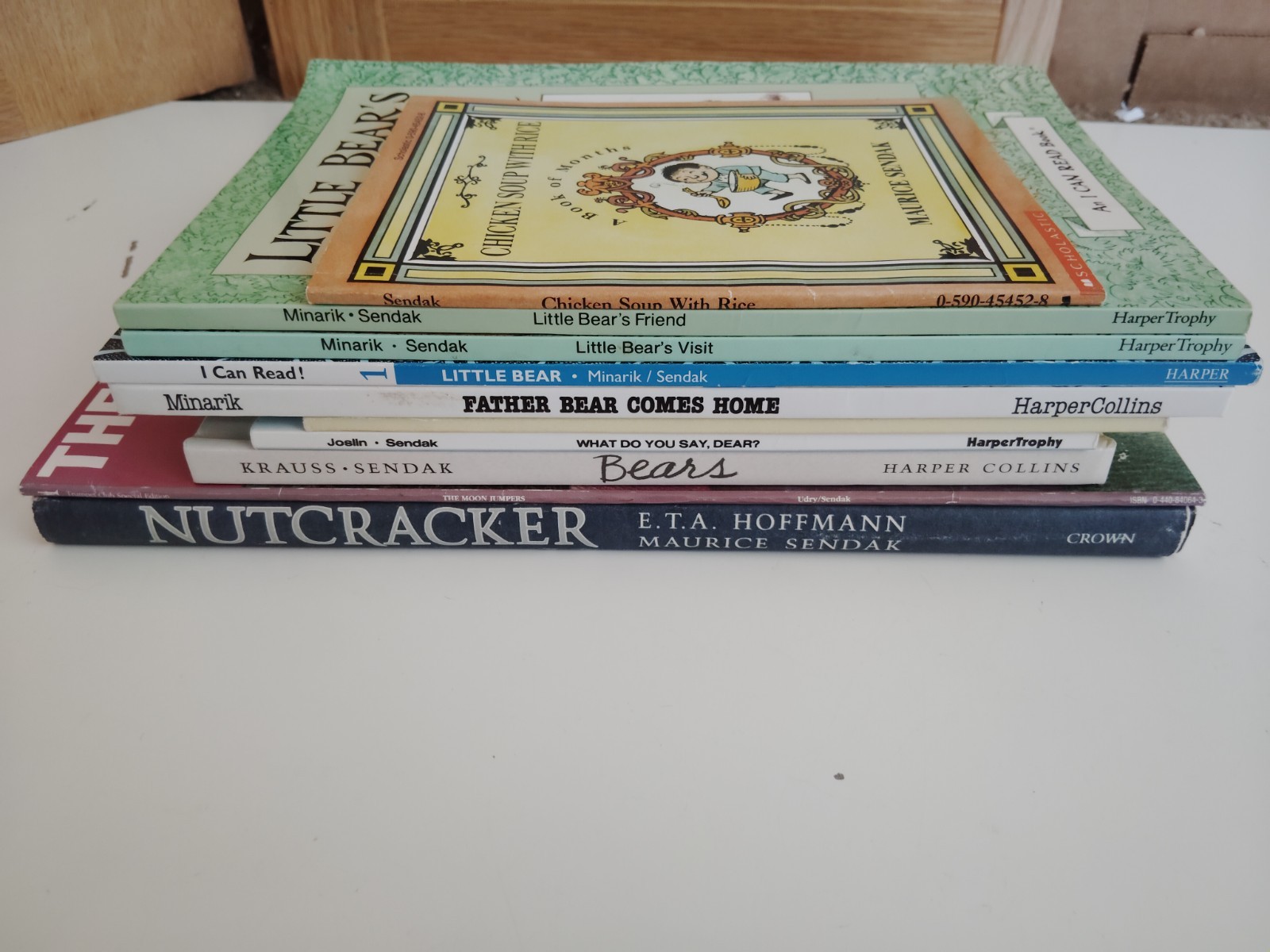 Lot of 10 Maurice Sendak Books Little Bear Nutcracker Moon Jumpers Chicken Soup