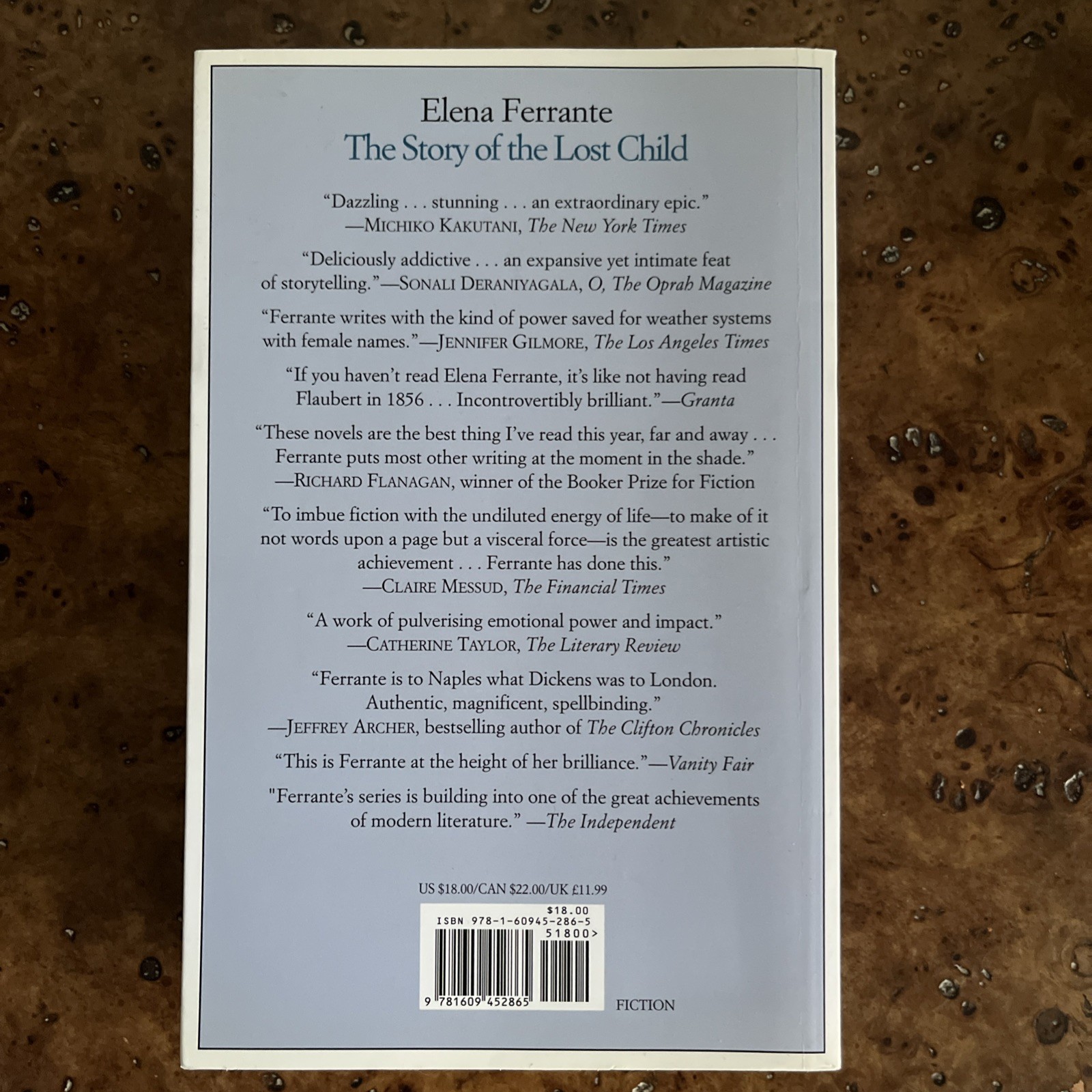 Elena Ferrante Neapolitan Novels—Complete Set, 4 Books—Europa Editions