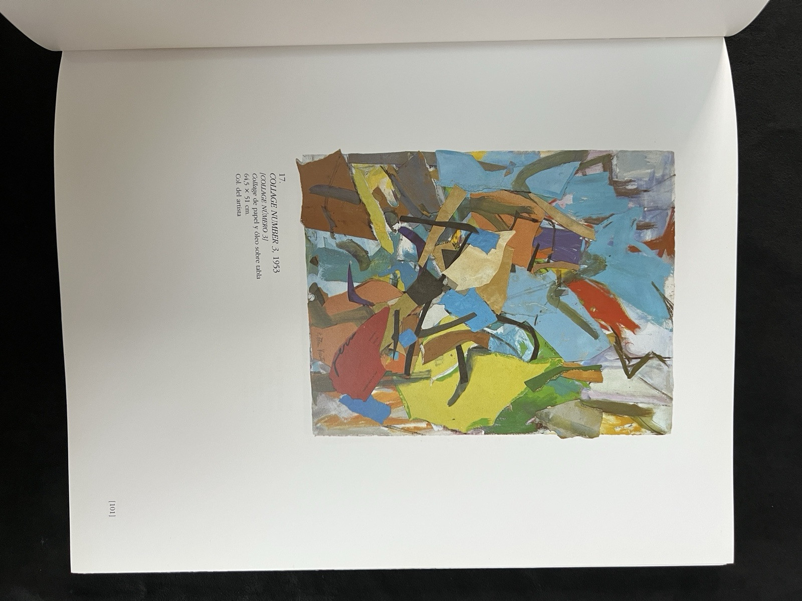 Esteban Vicente Pinturas Y Collages 1925-1985, Soft Cover Book, 184 Pages