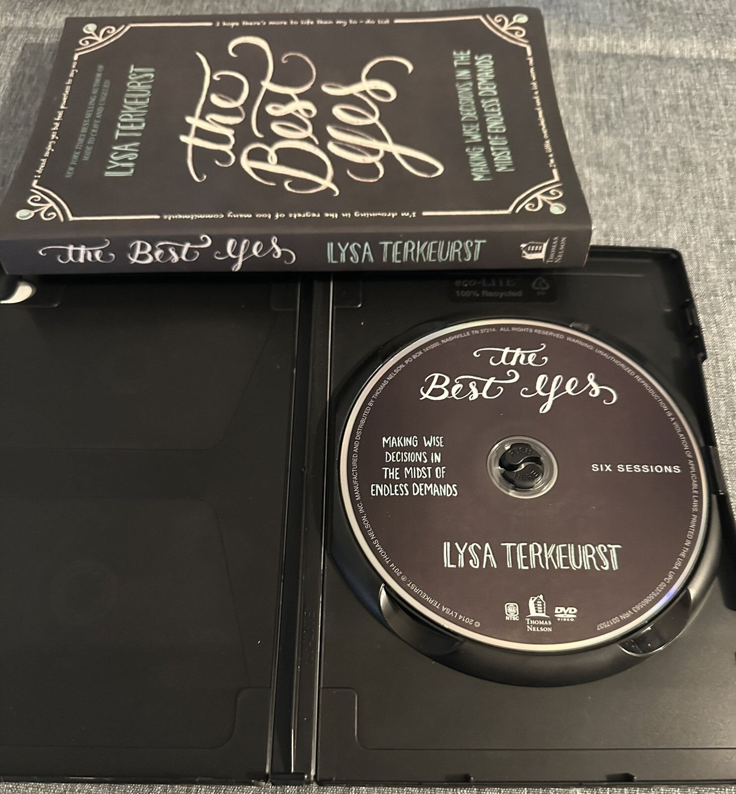 DVD and Book “The Best Yes, Making Wise Decisions in Midst of Endless Demands”