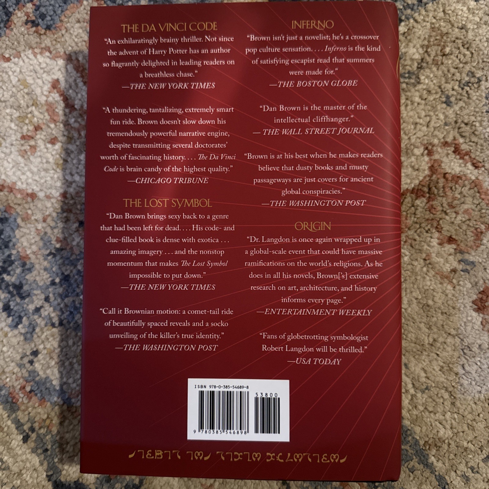 The Secret of Secrets by Dan Brown First Edition| SIGNED by Author