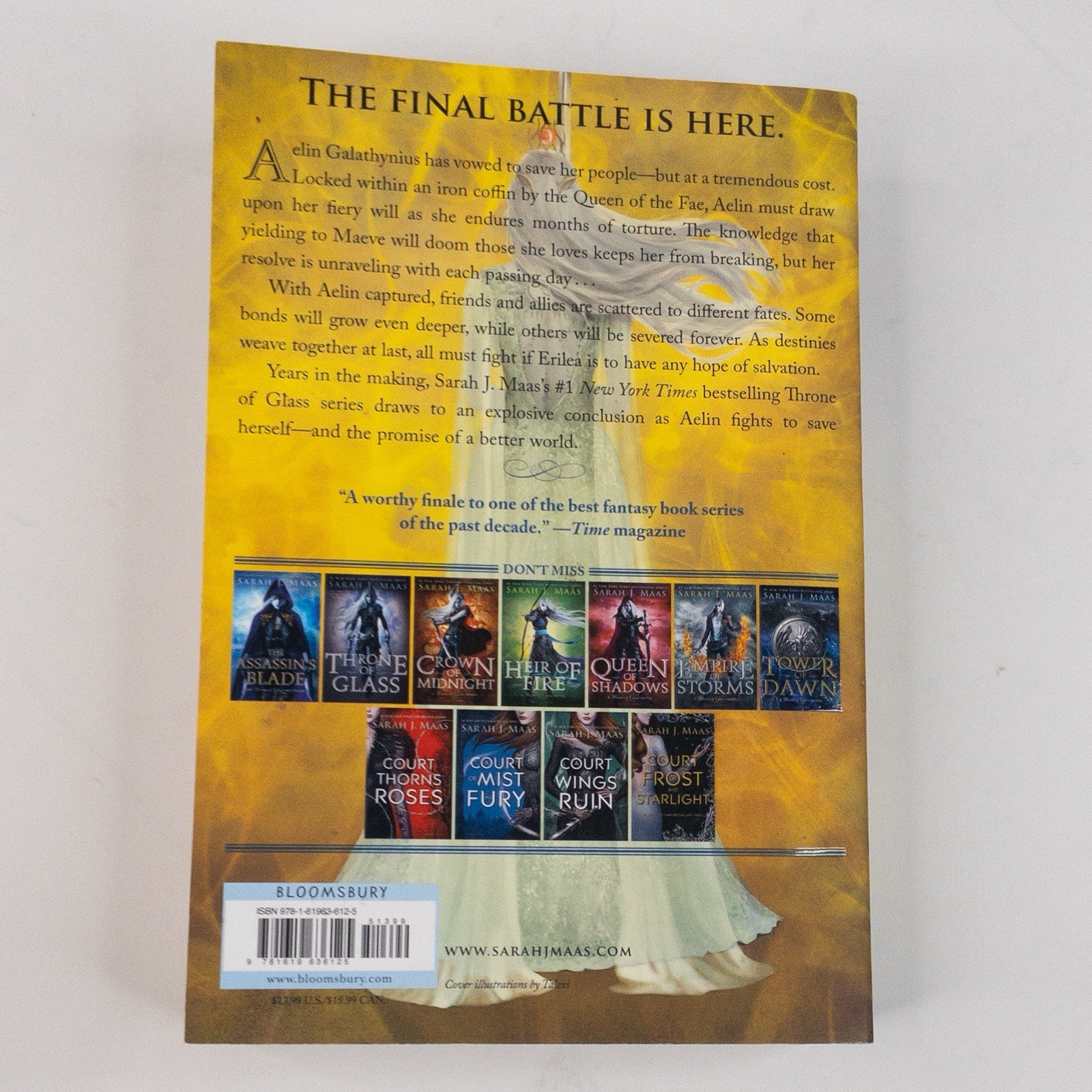 Throne of Glass KINGDOM OF ASH Sarah J Maas 2018 Paperback – Please Read