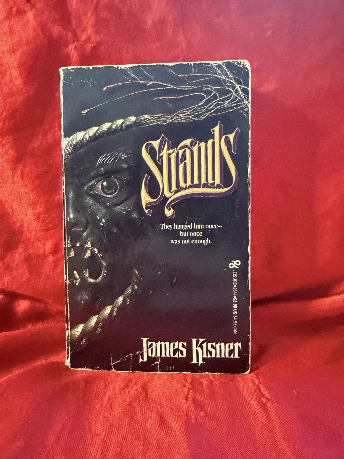 LOT of 2 VINTAGE “LEISURE HORROR” PAPERBACKS FROM HELL! ‘Creature’ & ‘Strands’