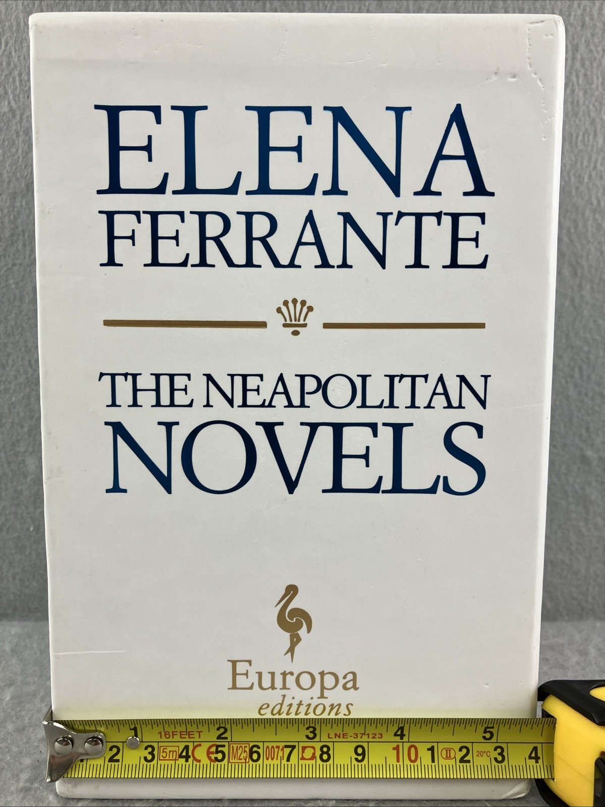 The Neapolitan Novels box set by Elena Ferrante (Europa Editions, paperback) 1-4