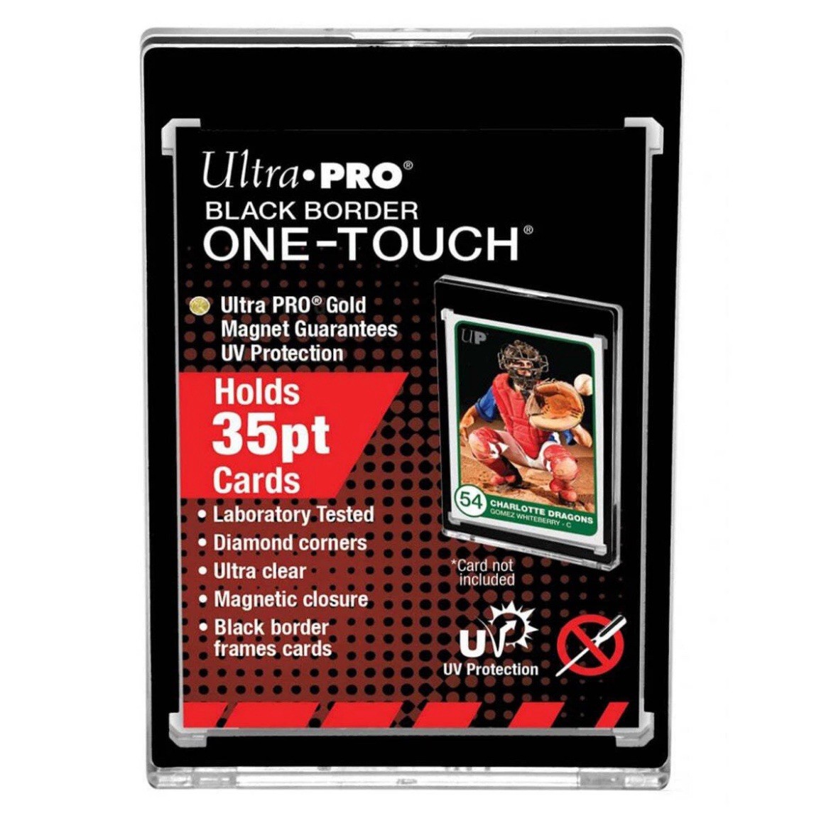 Ultra PRO – 35PT UV ONE-TOUCH Magnetic Holder – Black Border – New & Sealed