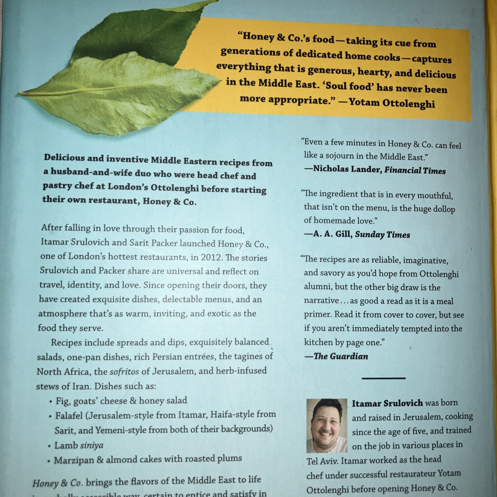 Honey & Co.: The Cookbook by Itamar Srulovich: New