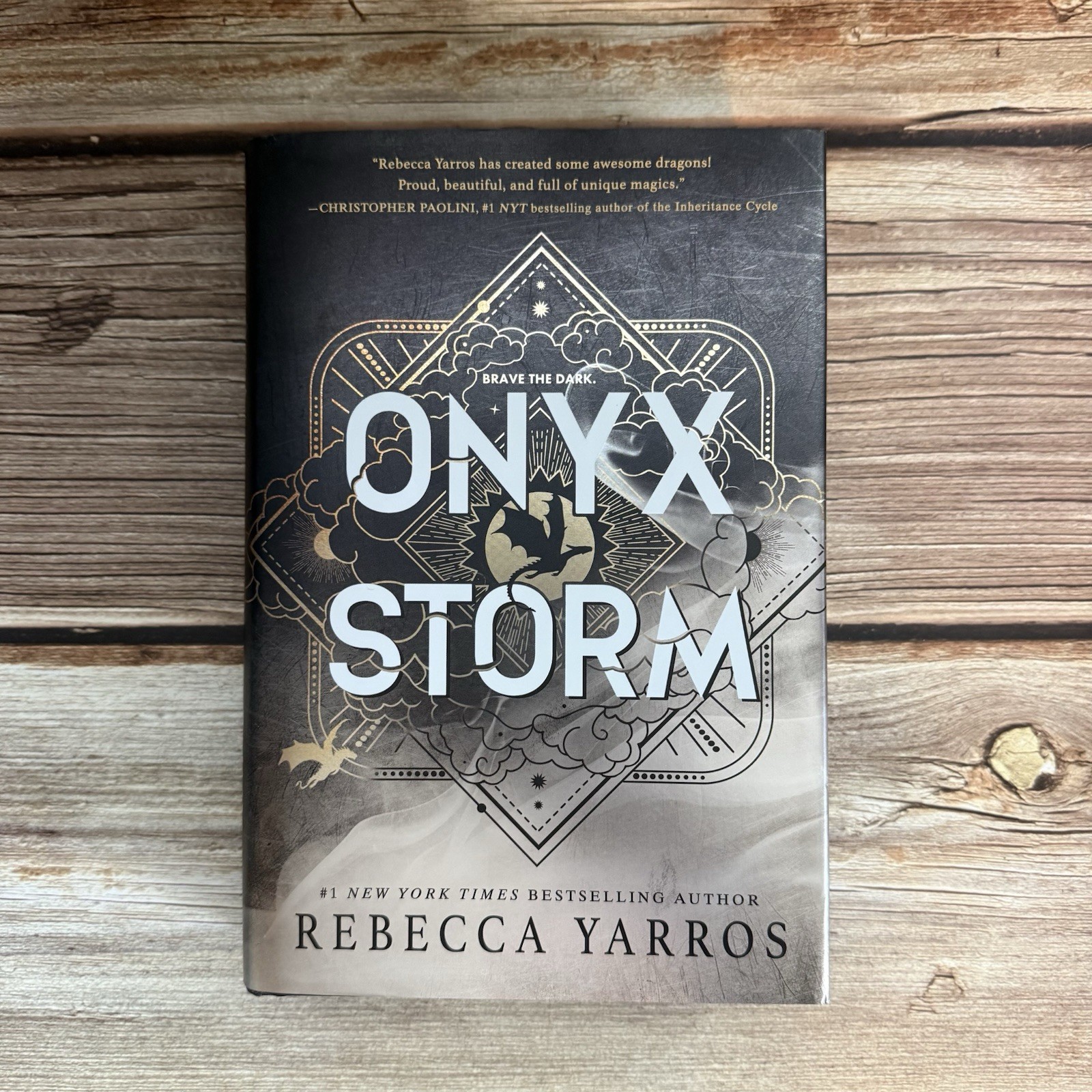 Onyx Storm First Print/First Edition Sprayed Edges Rebecca Yarros