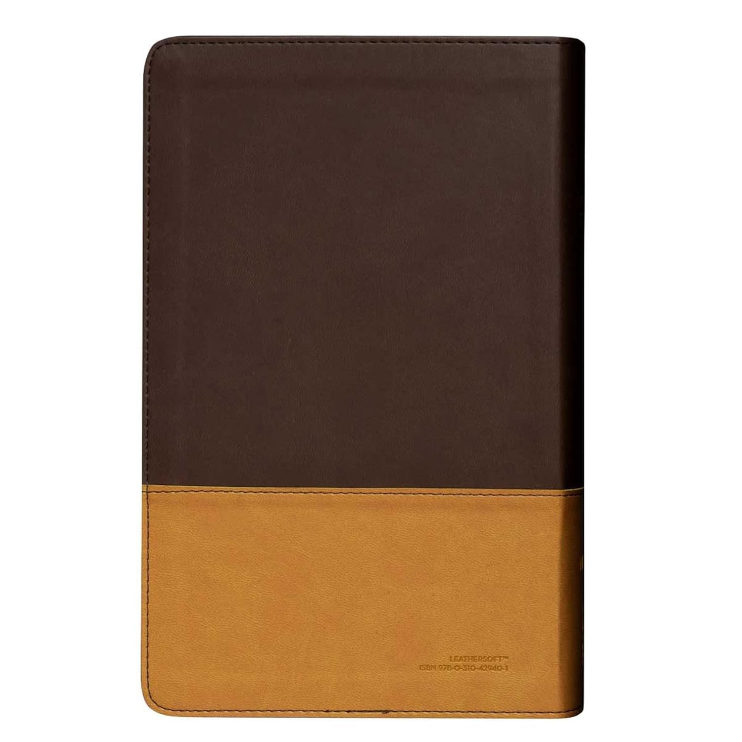 Brand New NIV Large Print Holy Bible Leather Soft Chocolate Amber Zondervan