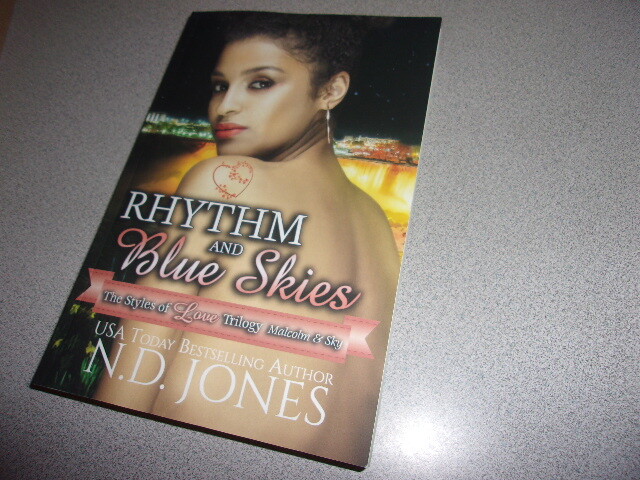 Rhythm and Blue Skies by N.D. Jones 2019 Romance 2 Stories SIGNED Paperback
