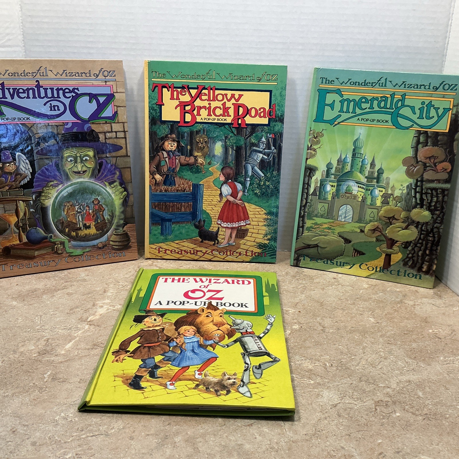 Lot Of 4 The Wizard Of Oz Pop-up Books Derrydale Books 1986 Or 1991