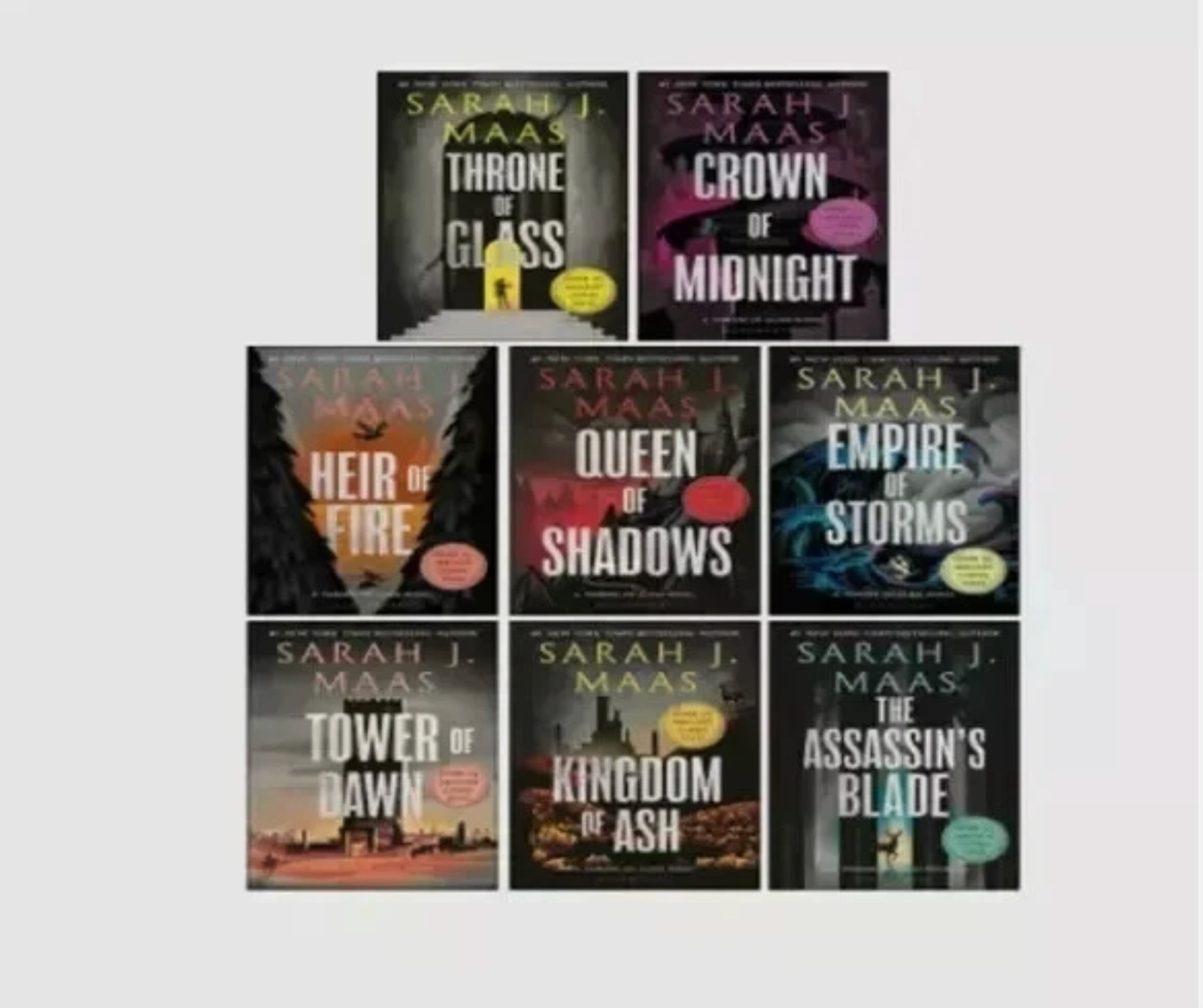 Throne Of Glass 8 book Set by Sarah J Maas paperback book, FreeShipping,,.
