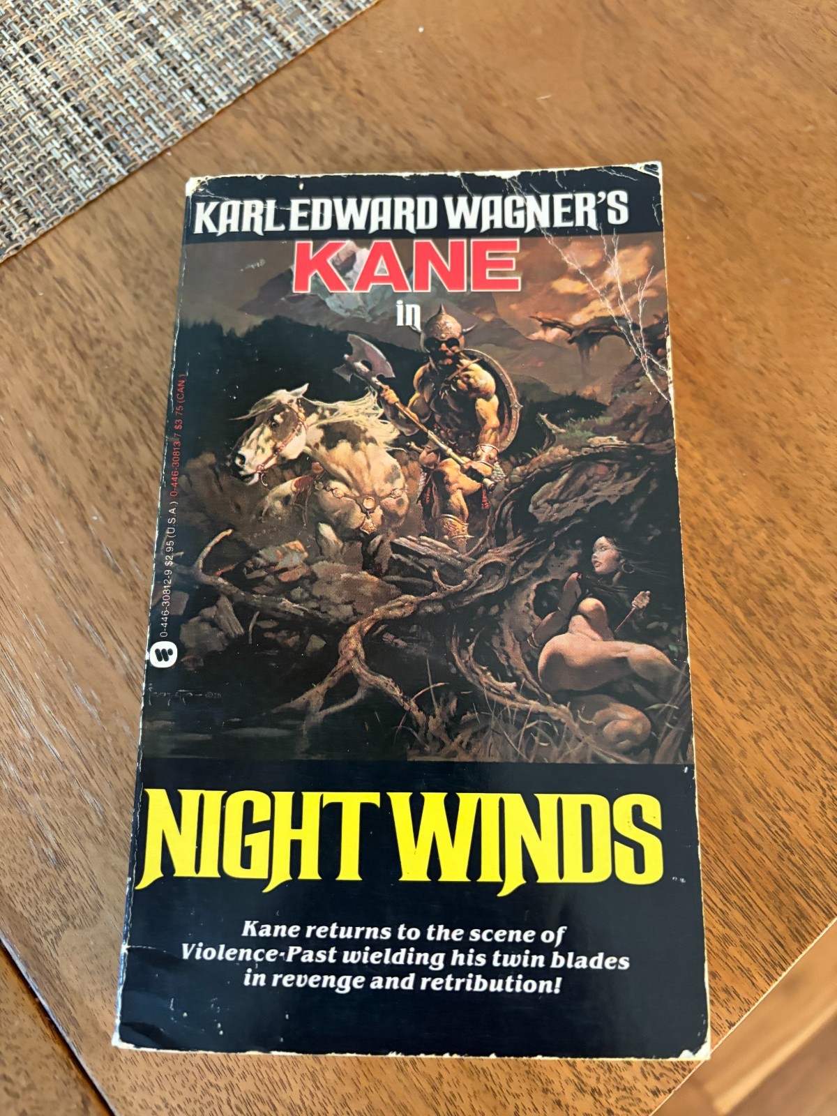 NIGHT WINDS By Karl Edward Wagner 1983 KANE Warner Books
