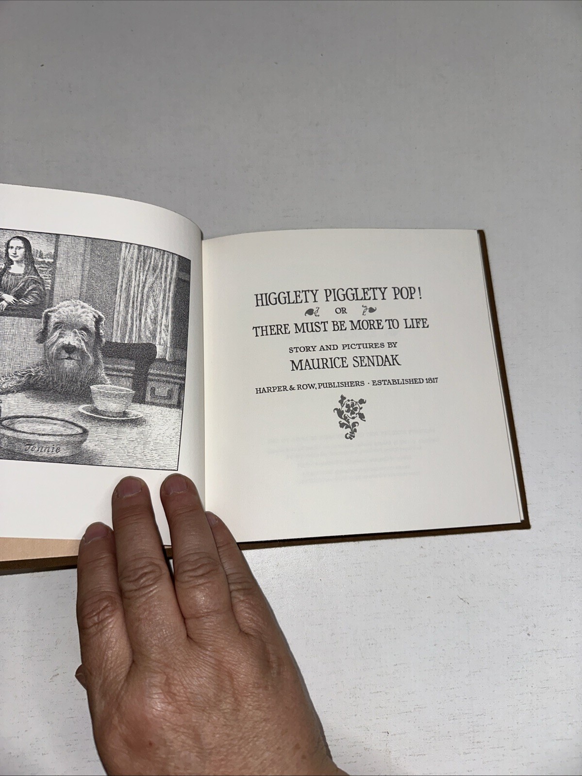 HIGGLETY PIGGLETY POP! Maurice Sendak 1st Edition Harper & Row 1967