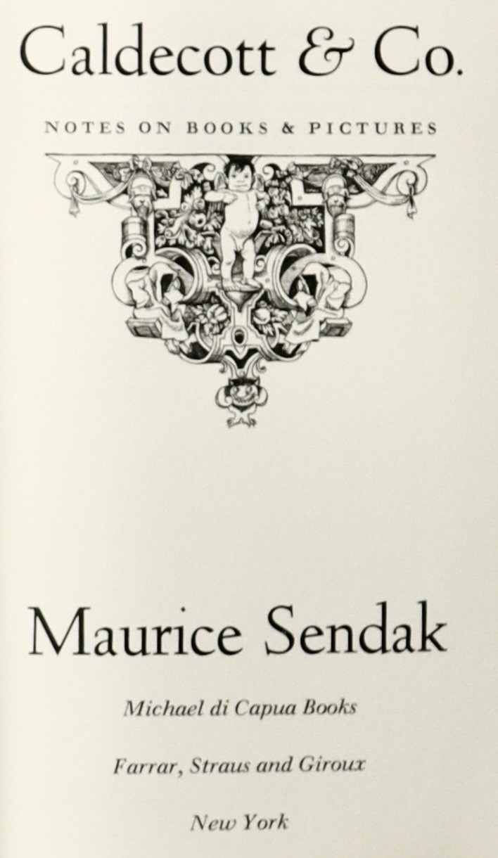 Maurice Sendak CALDECOTT & CO. Signed Limited Slipcased First Edition NEW