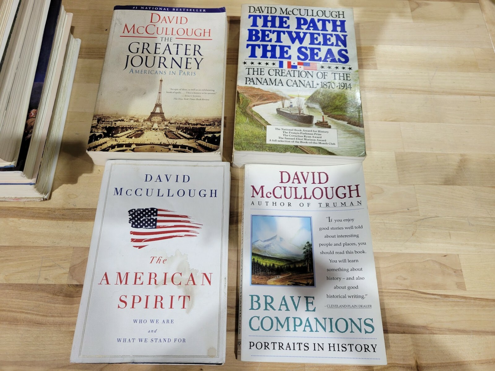 Lot of 11 Books by David McCullough – Paperback & Hardcover