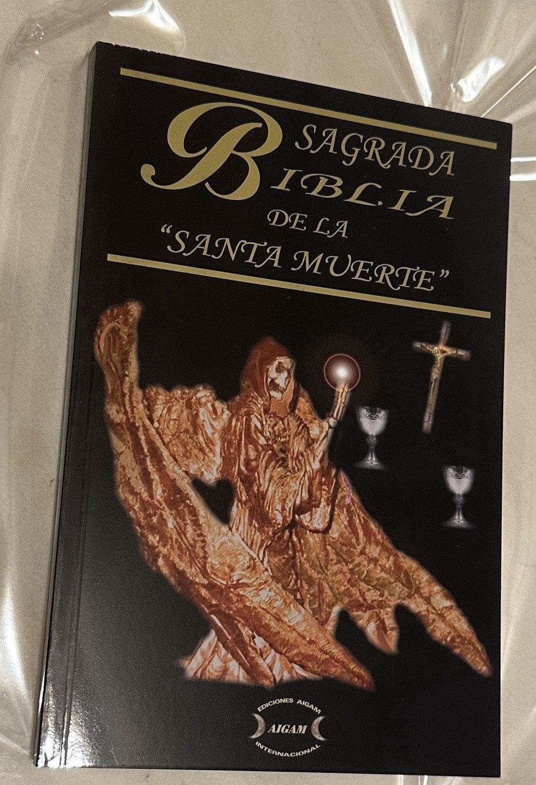 Libro Book Sagrada Biblia De La Santisima Muerte Bible Santa Muerte 184 Pages