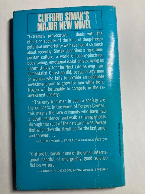 WHY CALL THEM BACK FROM HEAVEN?- by CLIFFORD D. SIMAK- 1967 -PB.