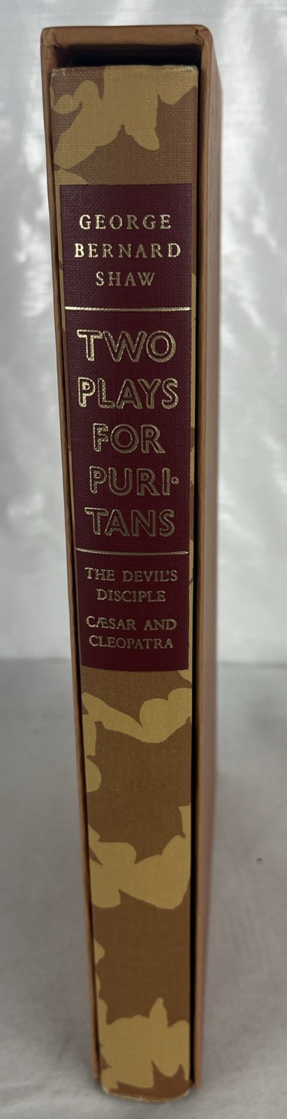 Two Plays for Puritans – George Bernard Shaw – The Heritage Press Club HC w/Slip