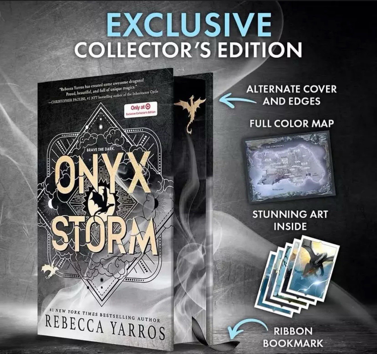 ONYX STORM Deluxe Limited Collector’s Edition TARGET EXCLUSIVE HARDCOVER IN HAND