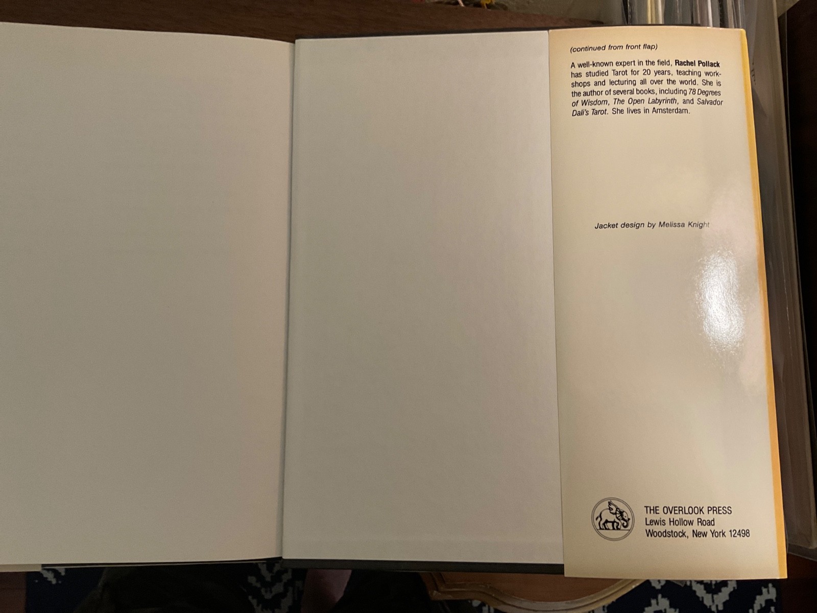 Rachel Pollack The New Tarot Modern Variations of Ancient Images 1st Ed HC NM 📖