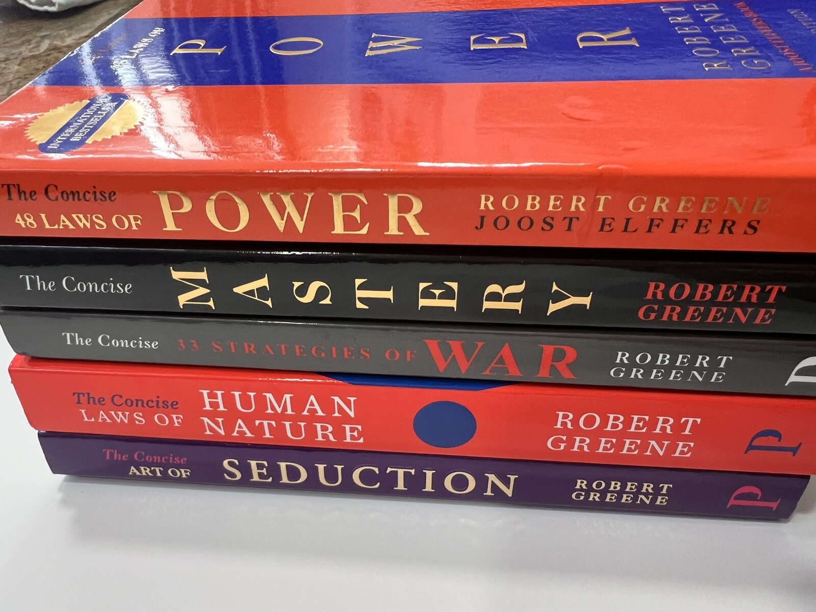 Robert Greene Collection 5 Books Set -Concise law,Seduction,Power, Mastery, War