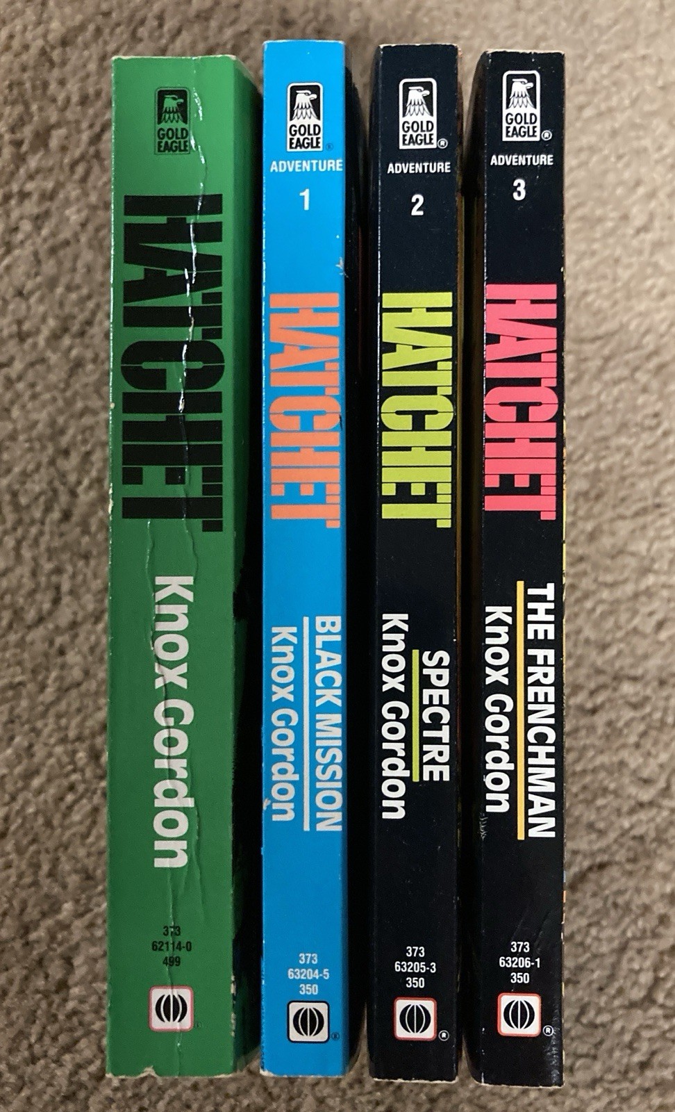 “Hatchet” By Knox Gordon Complete 4 Book Vintage Series Paperbacks 1991-1992