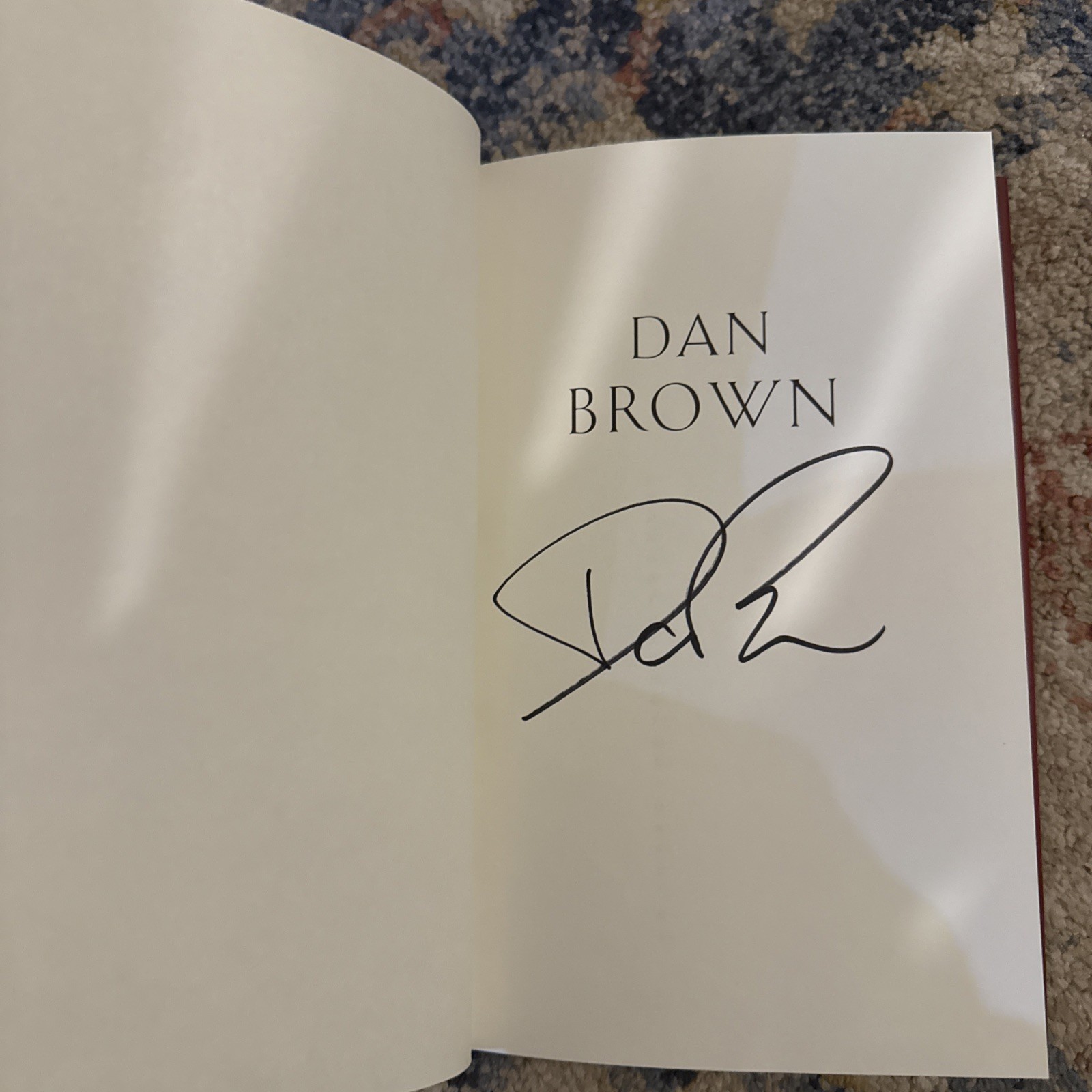 The Secret of Secrets by Dan Brown First Edition| SIGNED by Author