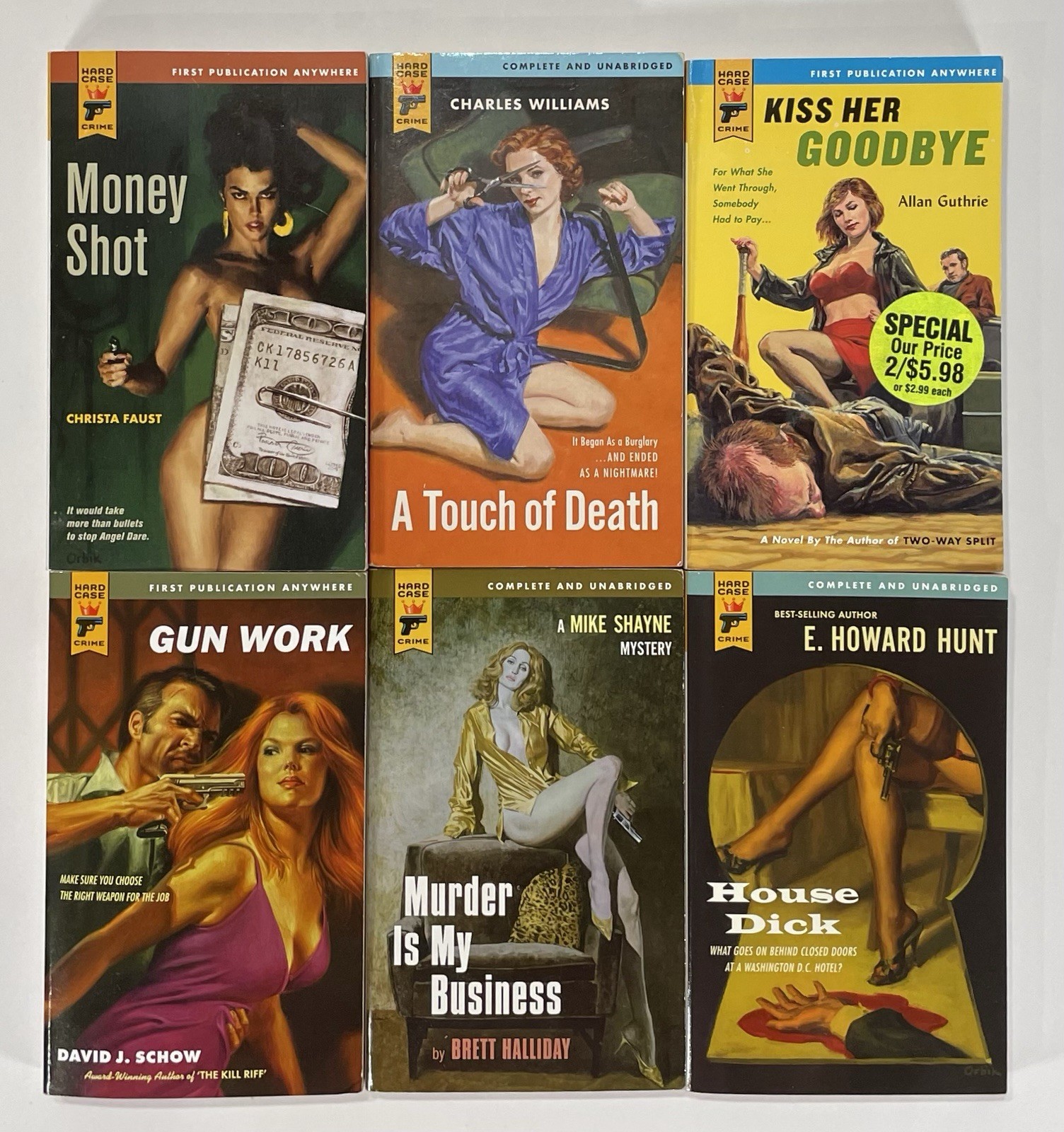 HARD CASE CRIME Book Lot 19 – Stephen King Lawrence Block Westlake Peter Blauner