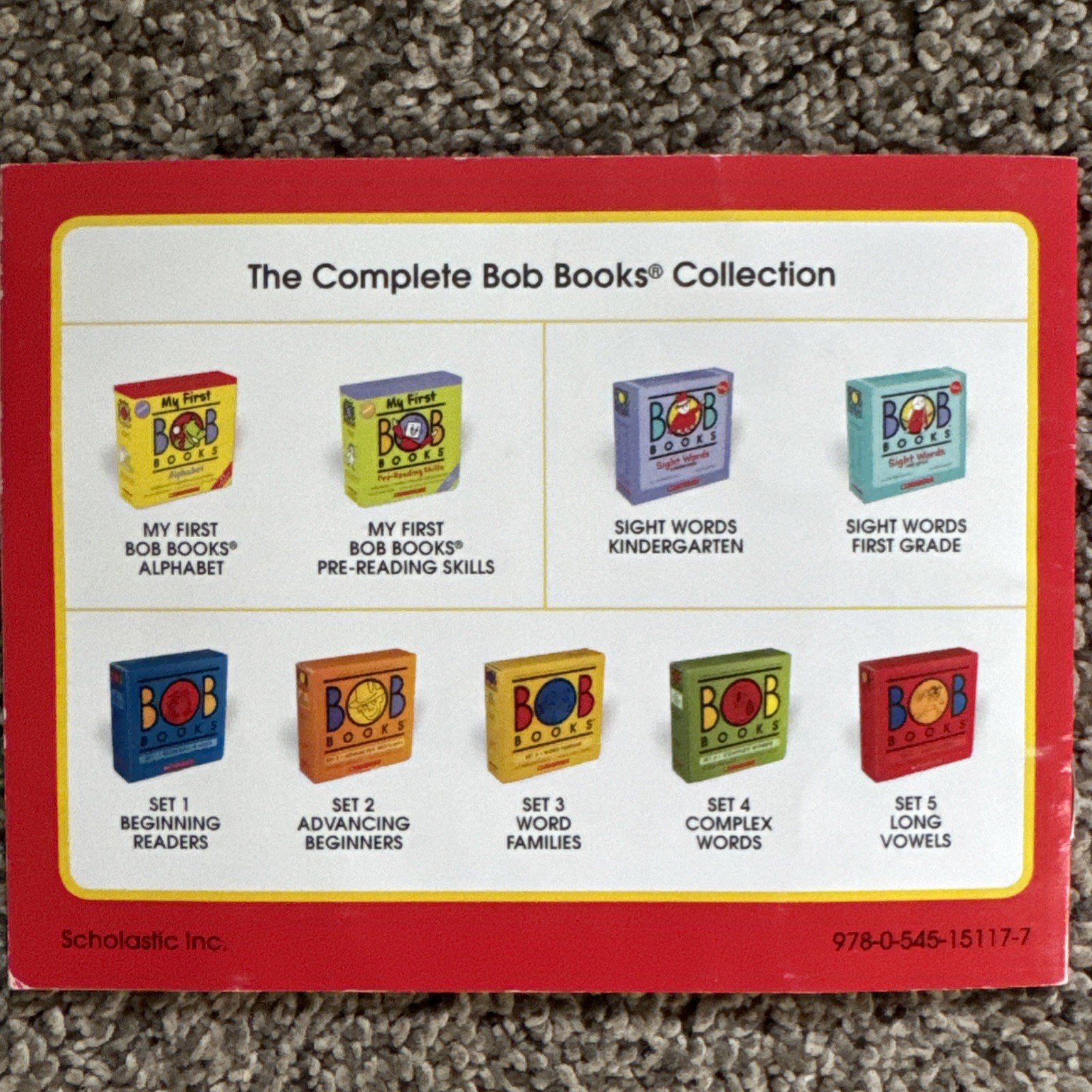 Scholastic Bob Book Boxed Sets