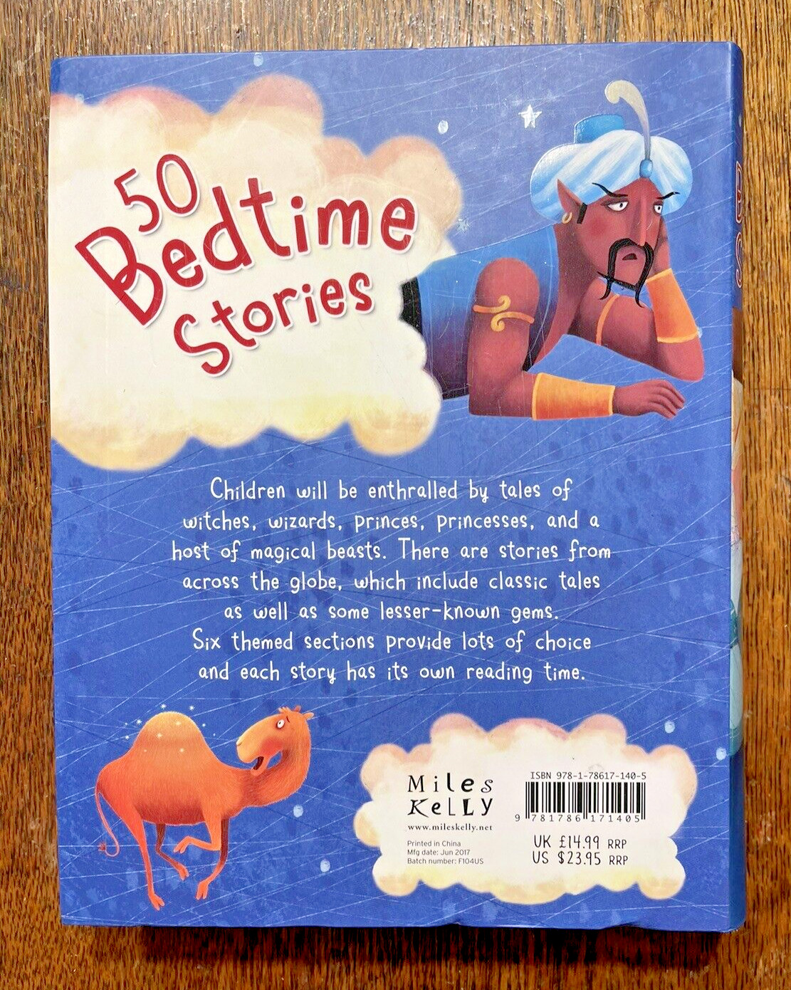 50 Bedtime Stories by Miles Kelly Paperback Book 512 Pages Like New Condition