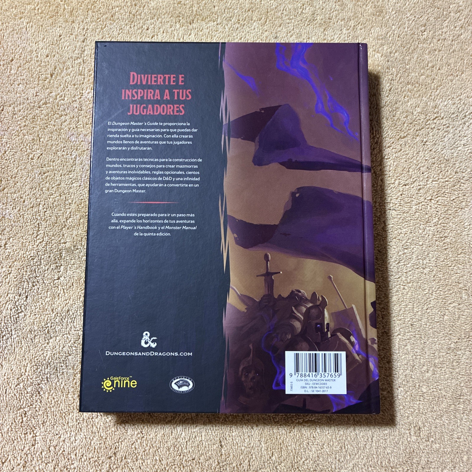 D&D DungeonMaster’s Guide / Player’s Handbook (2020 – Spanish Edition)