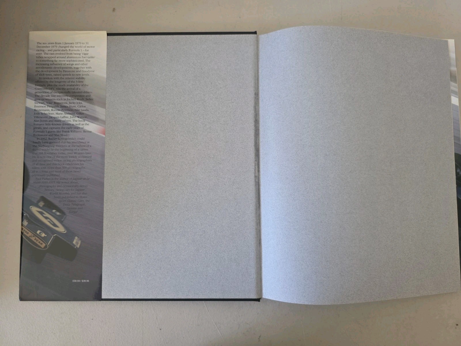 Formula 1 in Camera: 1970-79 by Parker, Paul Hardback **Immaculate Condition **