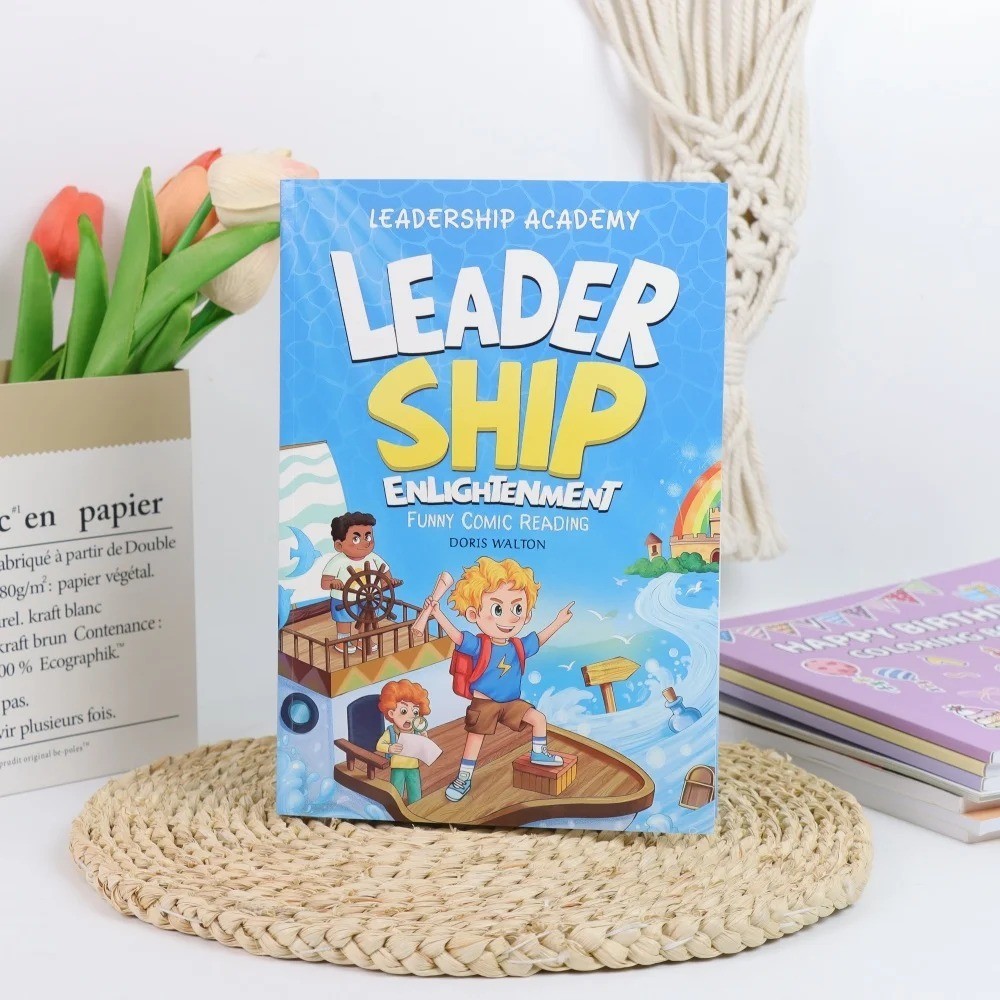 LEADER SHIP ENLIGHTENMENT Comic Book Kids Communication Leadership English