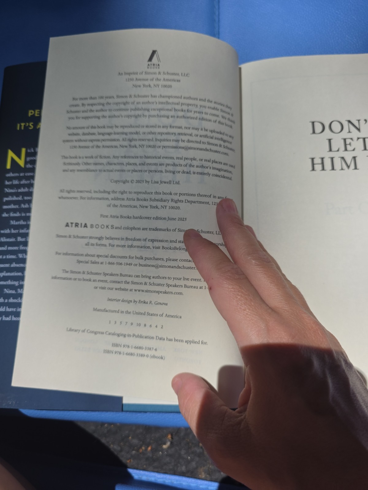 Don’t Let Him In : A Novel by Lisa Jewell (2025, Hardcover) 1st Edition NEW