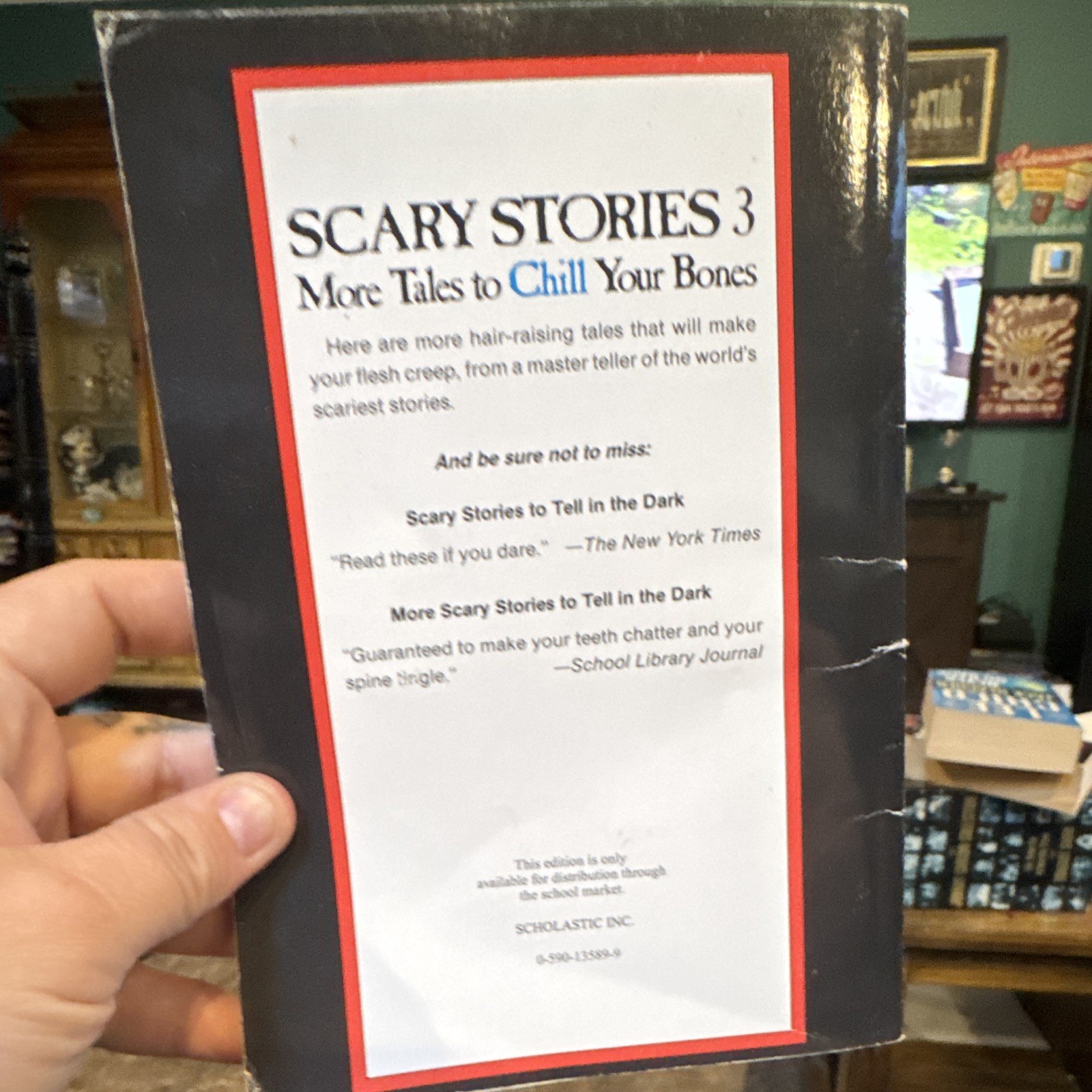 Scary Stories 3 Paperback by Alvin Schwartz, Scary Stories Series, Gammell
