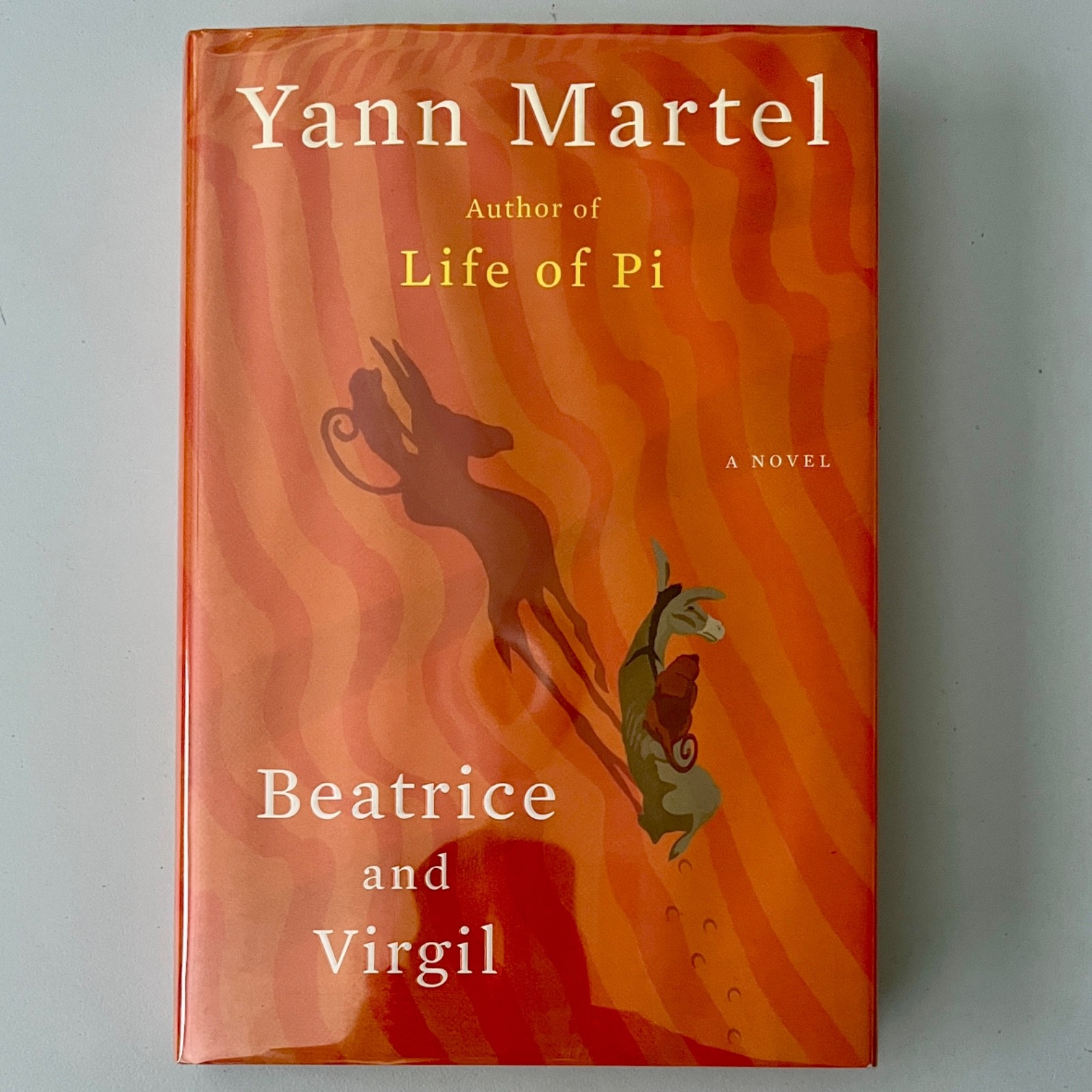 Flat Signed 1st US/1st 2010 HC Beatrice and Virgil by Yann Martel