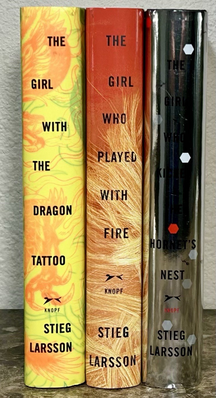 The Millennium Trilogy Hardcover ALL 1st Edition 1st Printing by Stieg Larsson