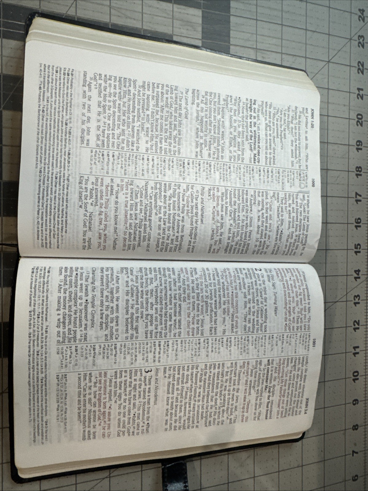 CSB Holy Bible – Large Print UltraThin, Black Genuine Leather, 2004 Holman Ref