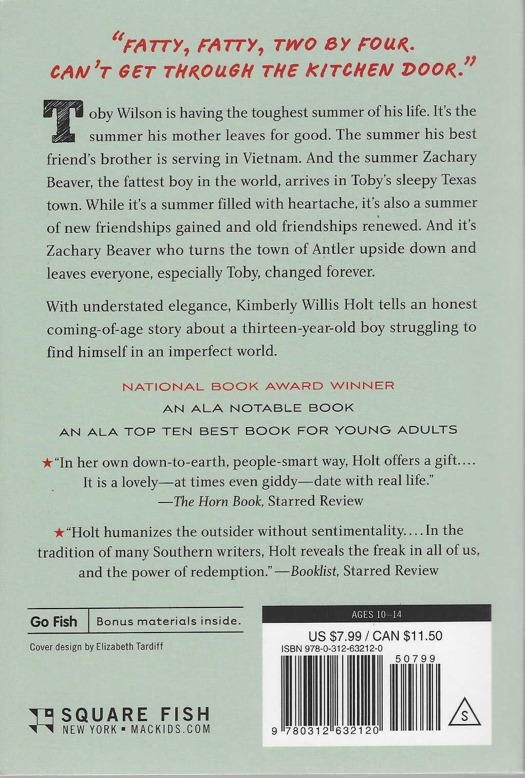 When Zachary Beaver Came to Town by Kimberly Willis Holt (2011 Square Fish NYC)