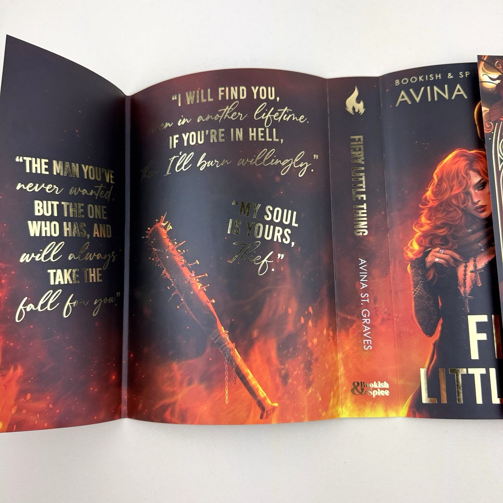 Avina St Graves Fiery Little Thing Bookish & Spice Special Edition New
