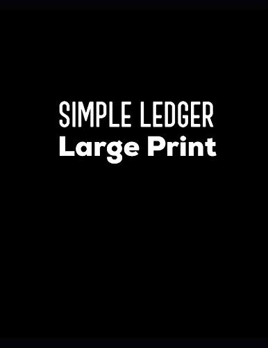 Simple Ledger – Large Print: 110 Pages | Simp…, Ergar