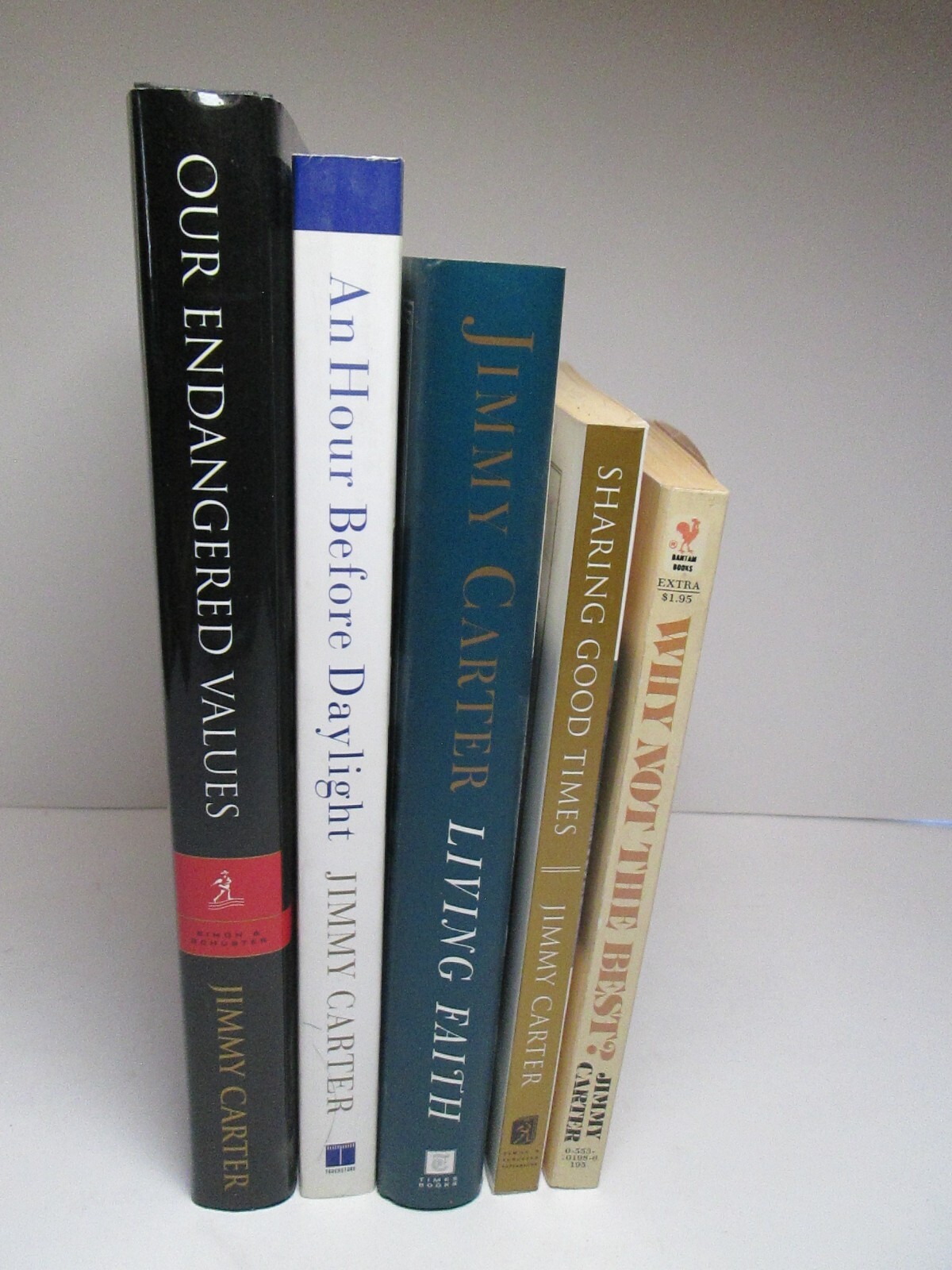 President Jimmy Carter Book Lot Politics US History Government Faith Family Life