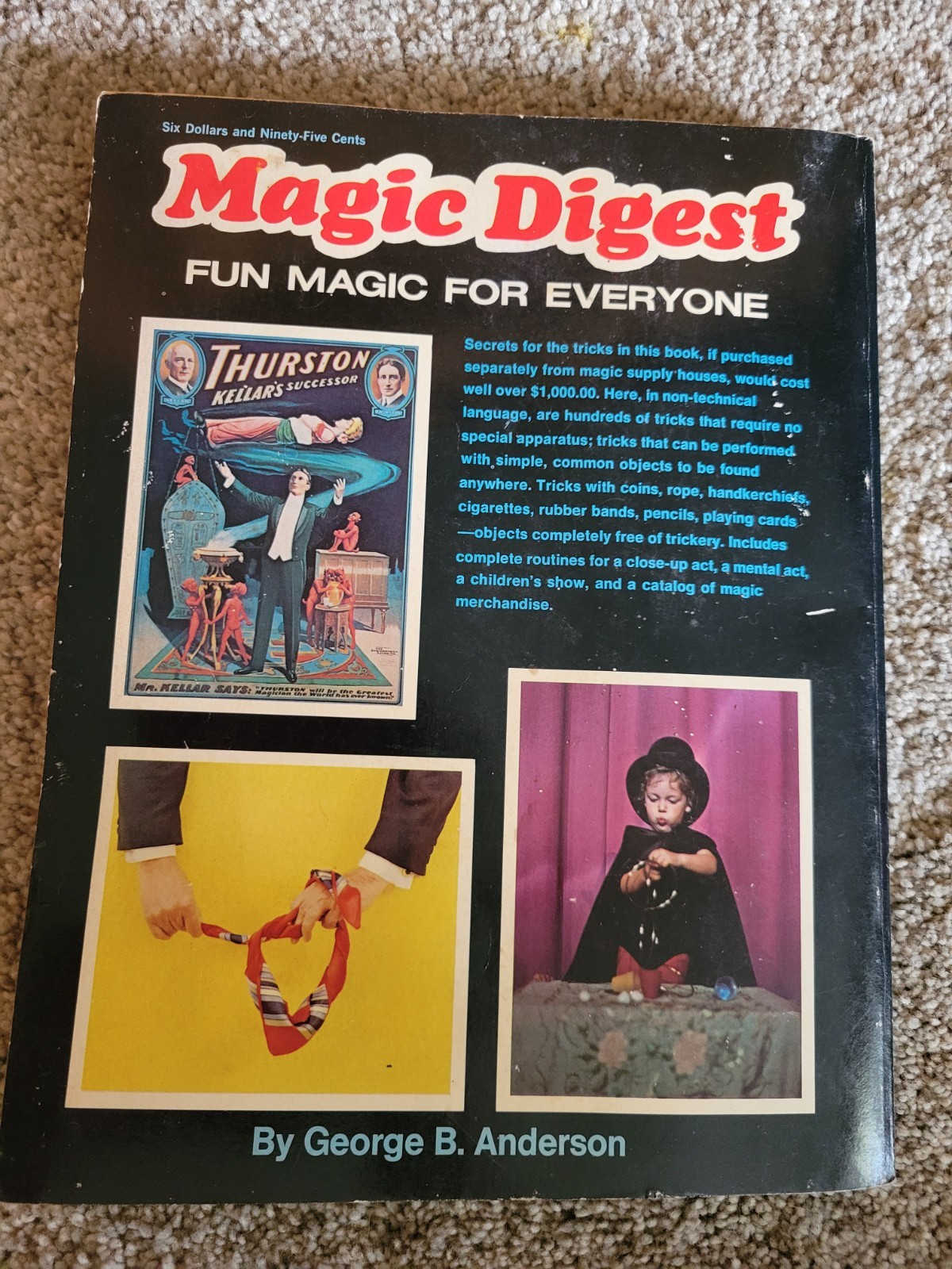 Magic Digest by George Anderson-Fun Magic for Everyone-288 Pages of Instructions
