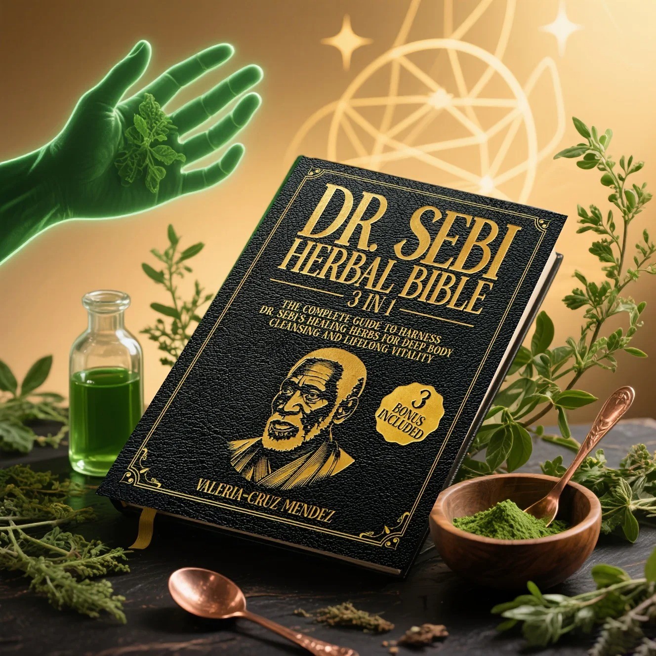 Dr Sebi Herbal Bible 3 in 1 | Complete Healing Guide & Natural Remedies Book