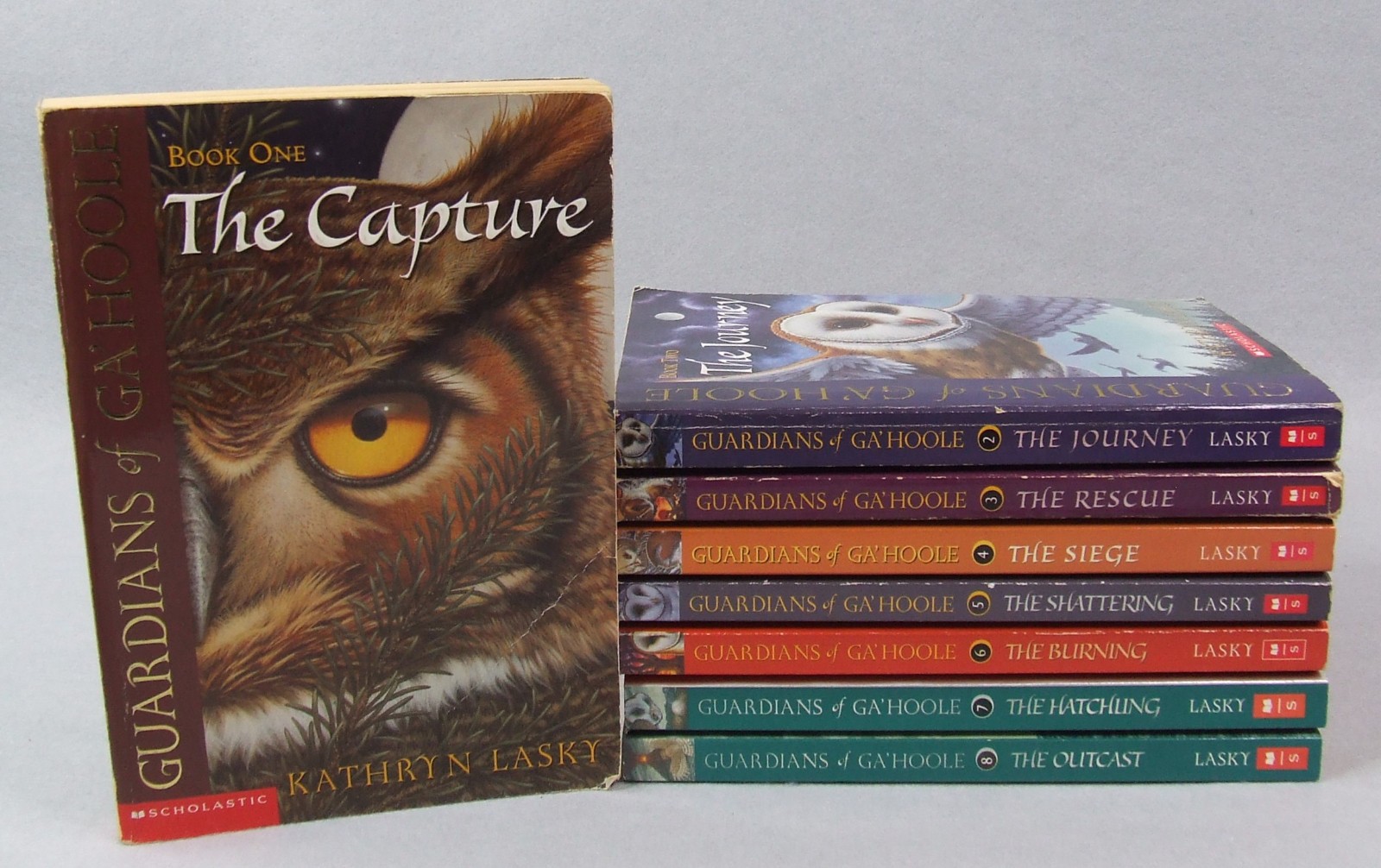 Guardians of Ga’Hoole Books 1-8 in Paperback by Kathryn Lasky