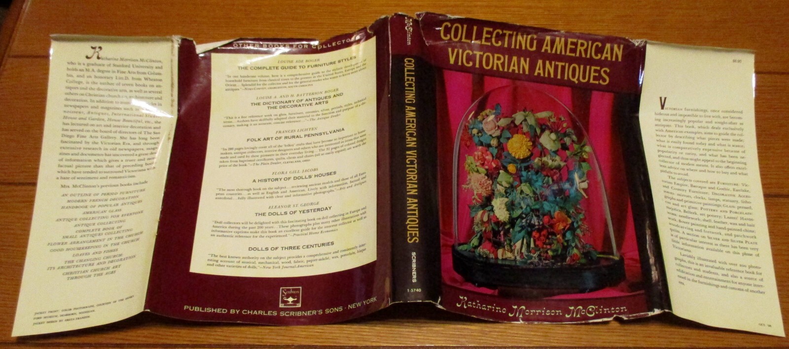1966 Collecting American Victorian Antiques Hardcover Book 288 Pages