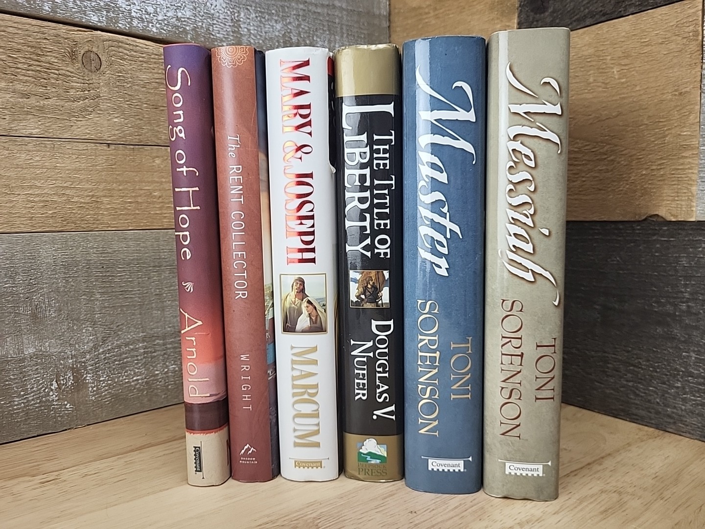 Lot Of 6 LDS Fiction Hardcover Books Covenant Communication