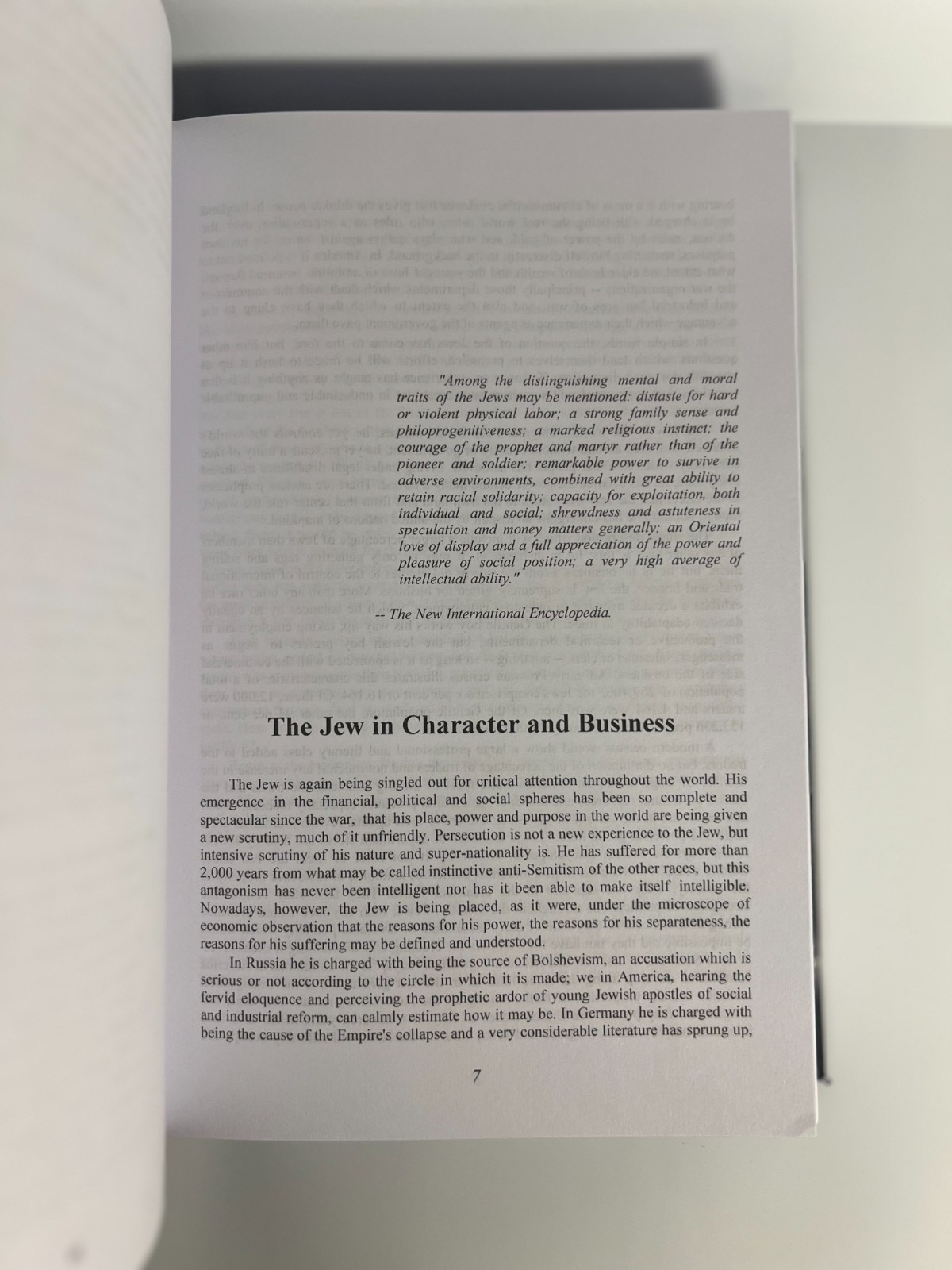 The International Jew, Protocols & Jews and Their Lies (Reprints) (Hardcovers)