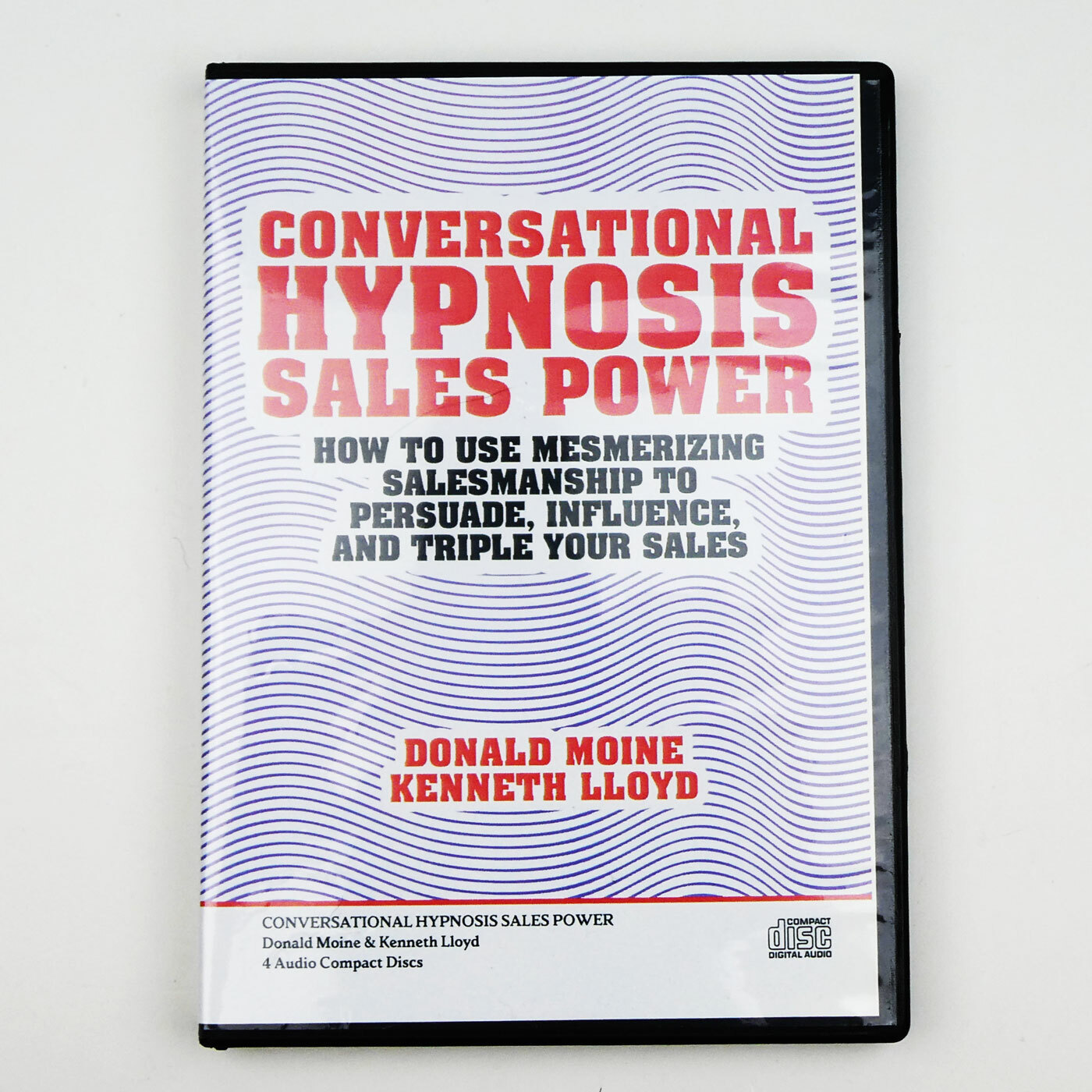 CONVERSATIONAL HYPNOSIS SALES POWER Stealth Covert Hypnotism lesson 4cd tutorial